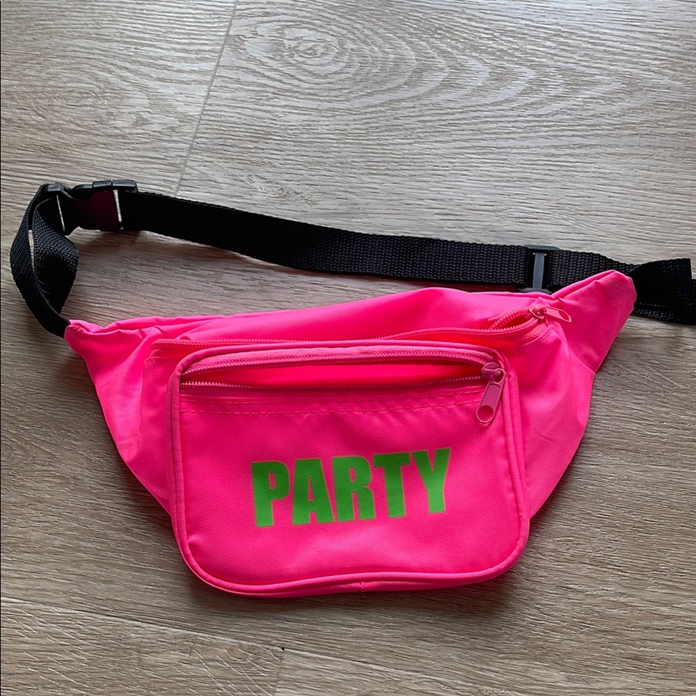 Neon Pink Party Fanny Pack